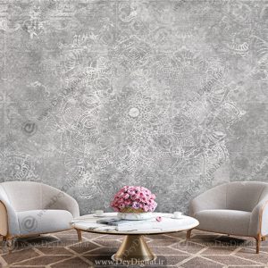 پوستر دیواری طرح پتینه با نقوش اسلیمی