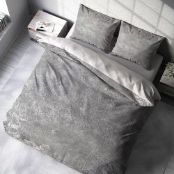 ست روتختی دونفره طرح پتینه طوسی روشن