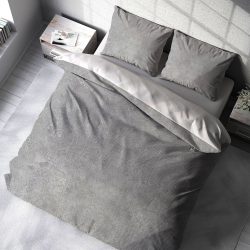 ست روتختی دونفره طرح پتینه اسلیمی طوسی روشن