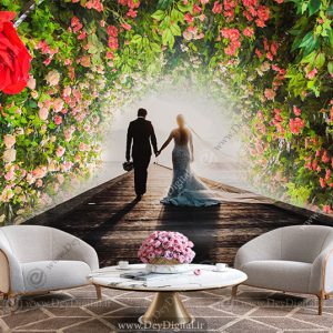 کاغذ دیواری برای تالار عروسی