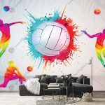 پوستر دیواری ورزشی والیبال