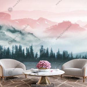 پوستر دیواری اتاق خواب طبیعت نقاشی