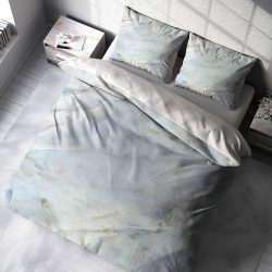 روتختی دونفره طرح سنگ مرمر آبی روشن