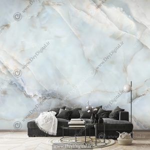 پوستر دیواری مدل سنگ اسلب آبی روشن