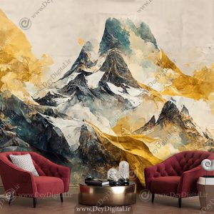 پوستر دیواری طرح نقاشی طرح انتزاعی