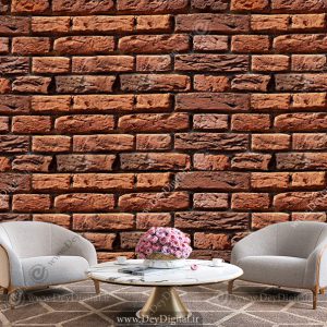 پوستر سه بعدی طرح دیوار آجری