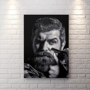تابلو شاسی آرایشگاه مردانه