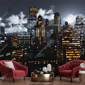 پوستر دیواری شهر مدرن