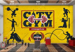 پوستر دیواری طرح وکتور حرکات ورزشی