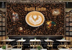 پوستر دیواری برای قهوه فروشی