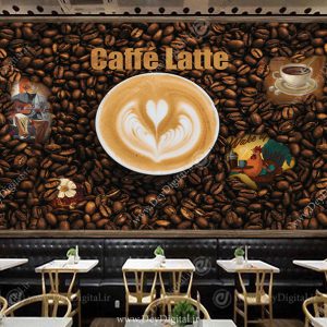 پوستر دیواری برای قهوه فروشی