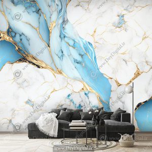 کاغذ دیواری سه بعدی طرح سنگ مرمر