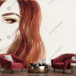 پوستر دیواری چهره اسپرت نقاشی