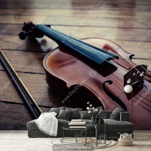 پوستر دیواری سه بعدی موسیقی طرخ ویولن