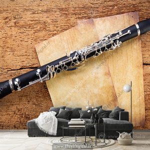 پوستر دیواری برای آکادمی موسیقی طرح ترومپت