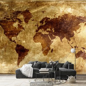 پوستر طرح نقشه جهان