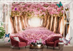 پوستر دیواری طرح طبیعت بهاری