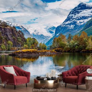 پوستر دیواری طبیعت کوهستانی زیبای ایران