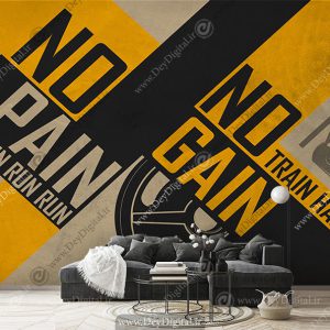 پوستر کاغذ دیواری باشگاه بدنسازی