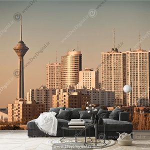 پوستر دیواری طرح شهر تهران