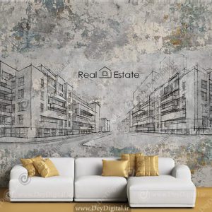 پوستر دیواری طرح مشاور املاک