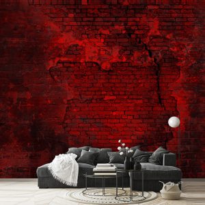 پوستر دیواری تکسچر بافت دار زرشکی