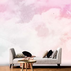 پوستر ساده تکسچر مدل ابر و بادی