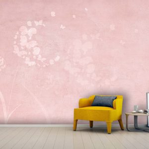 کاغذ دیواری سه بعدی طرح تکسچر پروانه ای