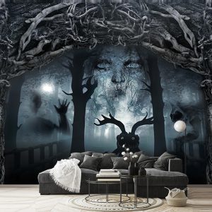 پوستر کاغذ دیواری سه بعدی ترسناک