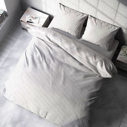 روتختی دونفره طرح ساده راه راه روشن
