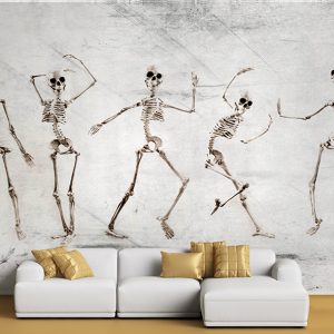 پوستر دیواری سه بعدی طرح اسکلت