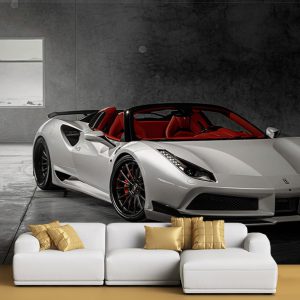 پوستر دیواری سه بعدی ماشین اسپرت