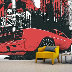 پوستر سه بعدی اتاق نوجوان پسرانه