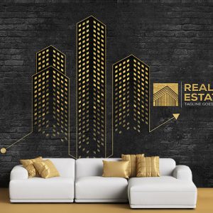 کاغذ دیواری سه بعدی برای مشاور املاک