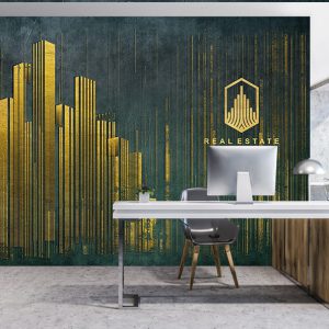 طرح پوستر دیواری املاک لاکچری