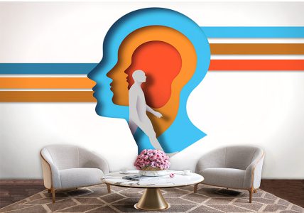 پوستر دیواری سه بعدی برا مطب روانشناس