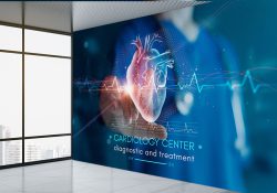 پوستر دیواری پزشکی طرح دریچه قلب
