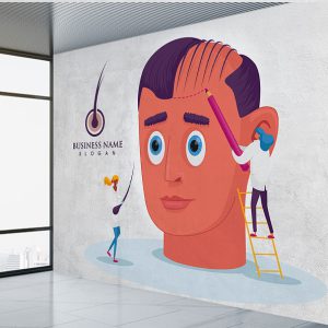 پوستر دیواری کلینیک کاشت مو