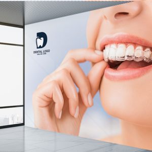 پوستر سه بعدی برای مطب دندانپزشکی