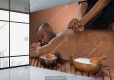 پوستر دیواری سه بعدی برای مرکز ماساژ درمانی