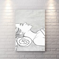 تابلو شاسی دکوراتیو برای مرکز ماساز و پاکسازی
