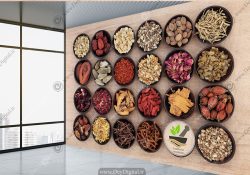 پوستر دیواری برای مغازه عطاری و گیاهان دارویی
