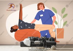 پوستر سه بعدی طرح فیزیوتراپی