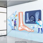 پوستر دیواری پزشکی برای فیزیوتراپی
