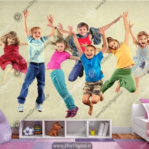 پوستر دیواری سه بعدی برای بیمارستان کودکان
