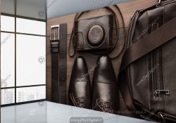 پوستر دیواری برای مغازه کیف و کفش مردانه