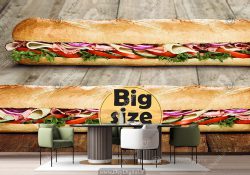 پوستر دیواری غول ساندویچی