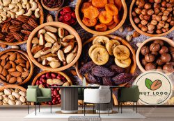 پوستر دیواری سه بعدی طرح خشکبار