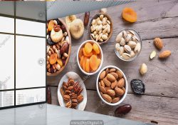 پوستر دیواری سه بعدی طرح مغزیجات و آحیل