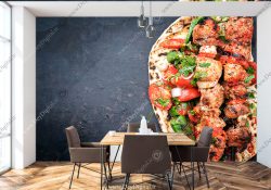 پوستر سه بعدی برای کبابی